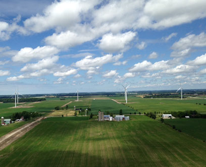 Adelaide Wind Energy Centre in Ontario