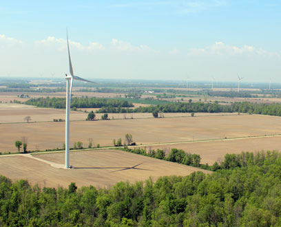 Cedar Point II Wind Energy Centre in Ontario