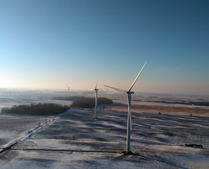 Bornish Wind Energy Centre in Ontario