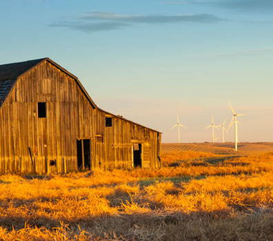 Ghost Pine Wind Energy Center farmland